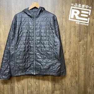 patagonia パタゴニア ナノパフジャケット ナイロンジャンパー メンズ XL アウトドア メンズ グレー