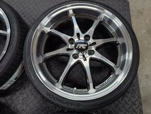 新品タイヤ 美品 RAYS SEBRING ITC レイズ 16インチ 6J +50 4H-100 Hankook 165/40R16 2023年 軽自動車 軽トラ ツライチ 引っ張り 深リム_画像5