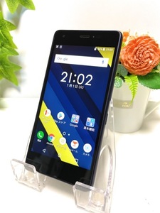 SIMフリー au Qua phone QZ KYV44 ★インディゴ★ 3GB/32GB スマホ本体 白ロム SIMロック解除済み A5282