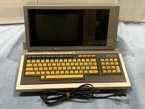 12-166-140 SHARP シャープ パーソナルコンピューター MZ-2000 レトロパソコン PC (通電OK)