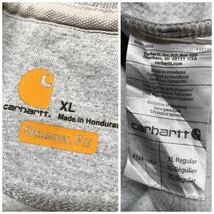 carhartt /ORIGINAL FIT /カーハート メンズXL 長袖 スウェット トレーナー トップス グレー ワーク アメカジ USA古着_画像7