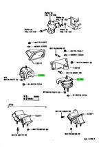 トヨタ toyota Cresta クレスタ チェイサー Chaser マーク2 Mark II エンジンマウント INSULATOR ENGINE MOUNTING FRONT Genuine Toyota_画像2