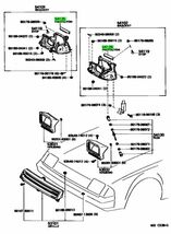 トヨタ セリカ リトラクタブルプロテクター 左右 TOYOTA Genuine CELICA Retractable Head Lamp Side Protectors RL AA63 TA6# SA60 RA63 G_画像3