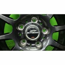 プリウス等に■A-TECH SCHNEIDER 社外アルミホイール 16x6.5J 5穴 114.3 +48 約73 4本SET■中古 目立つ傷がなく美品■帯広市手渡し可_画像3