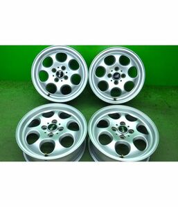 MINI R50 純正アルミホイール 15x5.5J 4穴 100 +45 約56 イタリア製 4本SET■中古 若干の傷,腐食あり■帯広市手渡し可■5120405I05SK04