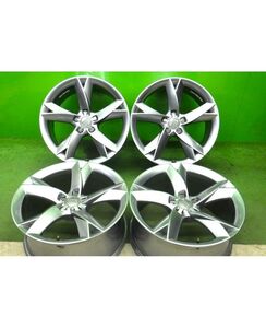 A5等に■AUDI アウディ A5/8T 純正アルミホイール 19x8.5J 5穴 112 +32 4本SET■中古 若干の傷,腐食あり■帯広市手渡し可■5120601H02SK08