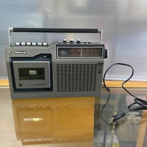 昭和レトロ ナショナル カセットテープ レコーダー RQ-545 中古品 レトロ