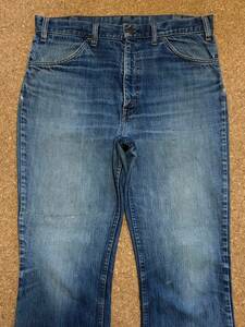 70S LEVIS リーバイス646 BIGE 刻印39 ベルボトム ブーツカット ジッパーSCOVILL リペア済み ヴィンテージ [501XX.502.505.606.66