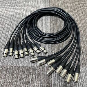 特価スタート！【8本セット】MOGAMI モガミ 2549 2m×8 立ち上げケーブル　XLR マイクケーブル【20231203】