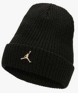 送料無料☆新品☆ゴールドメタル☆NIKE JORDAN BEANIE ニット 帽子 ナイキ ジョーダン ビーニー AIR JORDAN エアジョーダン