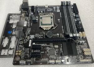 M12239 中古良品マザーボードセット　Corei5-4460　CPU付　+　GIGABYTE-B85M-DS3H　動作確認済・