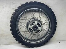 カワサキ 250TR リアホイール 新品 ミシュランタイヤ 18×2.15 HA-112 【C6】 BJ250F-0132 エストレア VMX_画像2