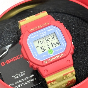 ■未使用■タグ付き■CASIO G-SHOCK スーパーマリオブラザーズコラボ DW-5600SMB-4JR