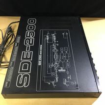 【送料無料】(121565F) Roland SDE-2500 MIDI DIGITAL DELAY 通電確認済 ジャンク品_画像6