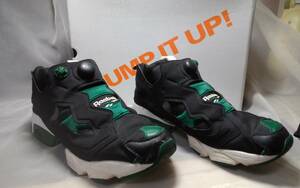 【美品良品】Reebok リーボック INSTAPUMP FURY OG インスタポンプフューリーOG 　DV8292 　BLACK/GREEN