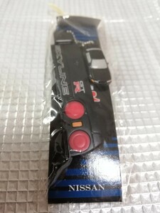 未使用 新品★BNR32 R32★GT-R GTR スカイライン SKYLINE★キーホルダー ミニカー キーリング ストラップ 非売品★日産 NISSAN 当時物 旧車