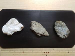 鉱山 鉱物　山形県産　詳細不明　石3個　鉱石