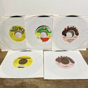 【80’s~00’s】レゲエ5枚セット African star/Blend Them/ Techniques/ダンスホール REGGAE EP まとめ 大量 3 dancehall