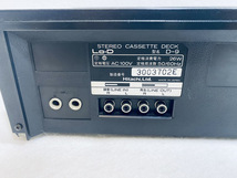 【通電のみ確認済】Lo-D/ローディー D-9 ステレオ カセット テープデッキ オーディオ機器_画像6