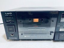 【通電のみ確認済】Lo-D/ローディー D-9 ステレオ カセット テープデッキ オーディオ機器_画像3