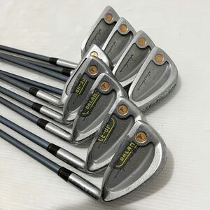 D(1130g1) HONMA ホンマ LB280 R-1 18K 18金 金モグラ アイアン 4/5/6/7/8/9/10/11/SW 重り付き 右利き用 9本セット ゴルフクラブ まとめ売