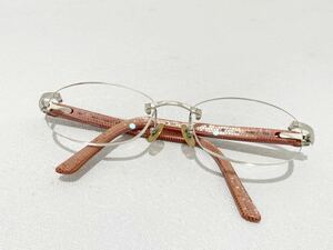 D(1221s2) カルティエ Cartier メガネ フレーム 老眼鏡 眼鏡 めがね 135 ☆ 5340721 □ 16 レディース 婦人 女性用 ピンク