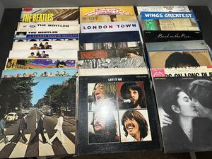 D(1206d9)ビートルズ まとめ 27枚 Beatles John Lennon Paul McCartney George Harrison ABBEY ROAD LET IT BE etc 