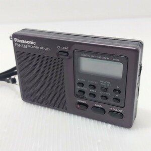 D(1215i2) Panasonic パナソニック RF-U05 AM/FM RECEIVER 2バンドレシーバー コンパクトラジオ ケース.取扱説明書付き ☆動作確認OK