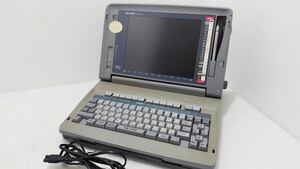 D(1024i5) SHARP シャープ ワープロ 日本語ワードプロセッサ WD-M600 書院 ○動作確認OK ●電源コード非純正