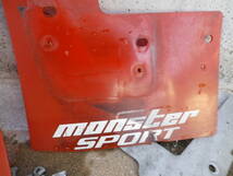 スイフトスポーツ ZC31S monstar SPORT マッドガード ジャンク品_画像4