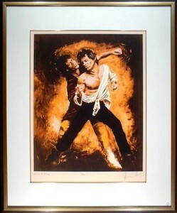 Art hand Auction Ронни Вуд [КИТ И МИК] Живопись Литография Шелкография РОННИ ВУД Rolling Stones РОН ВУД Ронни Вуд, произведение искусства, Принты, Шелкография