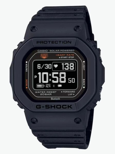 新品未使用 CASIO G-SHOCK DW-H5600-1JR G-SQUAD 腕時計 心拍計測 ソーラー 国内正規品 タグ付