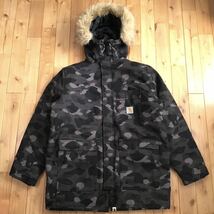 ★XL★ Carhartt × BAPE N-3B Jacket a bathing ape BAPE camo カーハート ジャケット エイプ ベイプ アベイシングエイプ NIGO w4_画像1