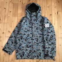 ★激レア★ KAWS × BAPE Cloud camo スノボジャケット Lサイズ a bathing ape BAPE hoodie snowboard jacket エイプ ベイプ 迷彩 NIGO yo5_画像1