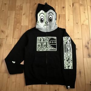 ★新品★ 鉄腕アトム × BAPE ASTRO BOY FULL ZIP HOODIE Lサイズ a bathing ape エイプ ベイプ アベイシングエイプ パーカー sa0475