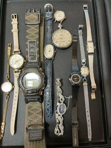 SEIKO CITIZEN カシオ ALBA G-SHOCK 腕時計　時計　まとめ　まとめ売り　不動　ジャンク品　レディース　メンズ