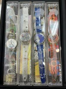 スウォッチ SWATCH まとめ売り　クォーツ ケース付 腕時計 ヴィンテージ Swatch 