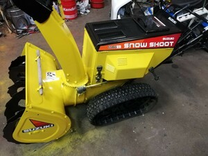 10年に一度の大雪予報？　引取限定　SUZUKI除雪機ss865セル始動で動作良好♪　青森発　　農機の斉藤さん　LED作業灯付けました