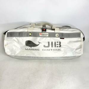 JIB　大容量　軽量　ダッフルバッグ　セイルクロスバッグ　ショルダー　グレー　通学　スポーツ　アウトドア　キャンプ　旅行