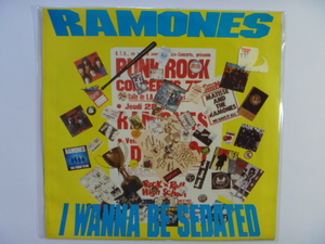 ●US盤7inch●RAMONES ラモン―ズ／ I Wanna Be Sedated (Sire)1988年■A面=LP Version (2'29)/ B面=Mega Mix (5'12)　※Picture Sleeve