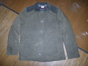 517-80♂：UNITED ARROWS　ユナイテッドアローズ 　green label relaxing　グリーンレーベル　ワークジャケット　size.L　色.モスグリーン