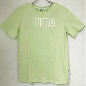 新品 L ★ PUMA プーマ レディース 半袖 Tシャツ グリーン US-M キャット ロゴ ボーイフレンド Ultra Bpufriend Tee V2 848989 の画像1