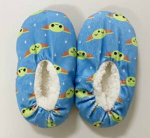  new goods 15~19cm * cost ko.... room shoes Star Wars 4~7 -years old blue for children Kids boys slippers Disney 