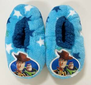  new goods 15~19cm * cost ko.... room shoes Toy Story baz4~7 -years old blue for children Kids boys Disney slippers 