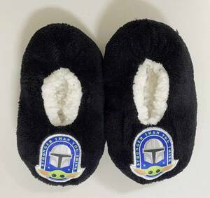  new goods 12.5~16.5cm * cost ko.... room shoes Star Wars 3~5 -years old black for children Kids boys slippers Disney 