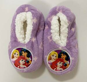  новый товар 17~21cm * затраты ko.... салон обувь Disney Princess 6~9 лет лиловый детский Kids девушки тапочки 