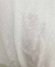 新品 M ★ コストコ JEZEBEL レディース スクープネック Tシャツ ホワイト 半袖 ラウンドネック Uネック ゆったり ルーズ 透け感 ジザベル_画像4