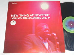 New Thing At Newport「ニューポートの二人」/John Coltrane,Archie Shepp（Impulse日本盤）