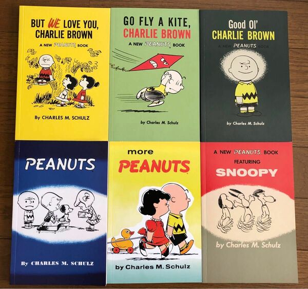 スヌーピー　コミックブック　6冊セット　SNOOPY　PEANUTS　CHARLIE BROWN　 洋書