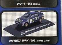 希少！！　IMPREZA　WRX　1995　Monte　Carlo CMS SUBARU 　RALLY　CAR　COLLECTION　SS。10　SUBARU スバル　ラリーカー　1/64._画像3